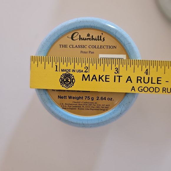 Set of Churchill's "The Classic Collection" Natural Fruit Sweets EMPTY TINS - Picture 4 of 7